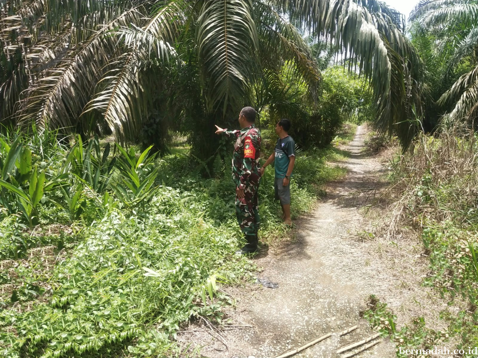 Penanggulangan Karhutla di Wilayah Koramil 02/Sungai Apit Rabu 21 Januari