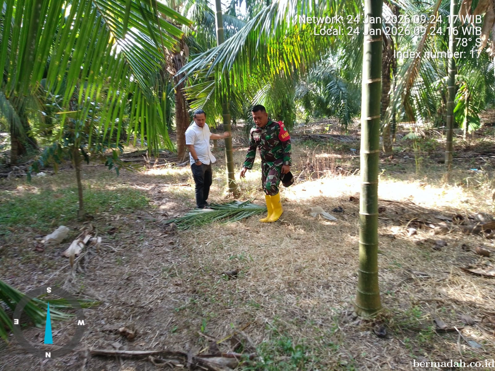 Penanggulangan Karhutla di Wilayah Koramil 02/Sungai Apit Sabtu 24 Januari