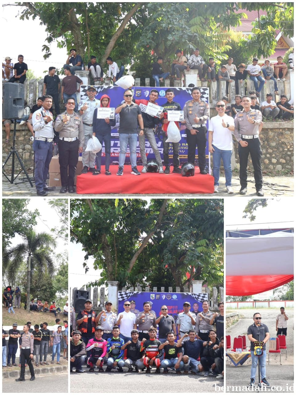 Road Race Edukatif Warnai Operasi Keselamatan di Pelalawan