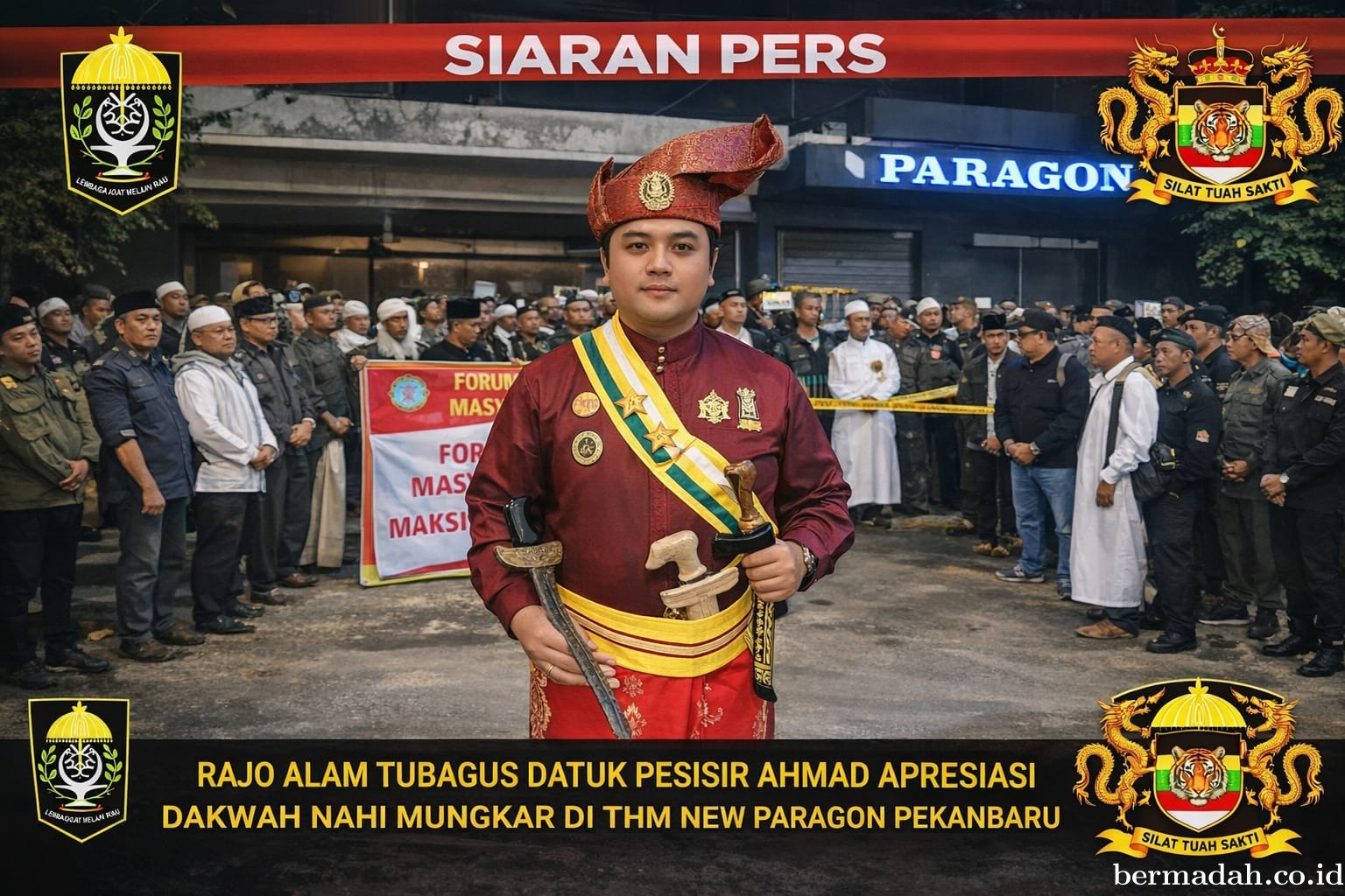 LAMR Lima Puluh Apresiasi Dakwah Nahi Mungkar dan Ketegasan Wali Kota Tertibkan THM diPekanbaru