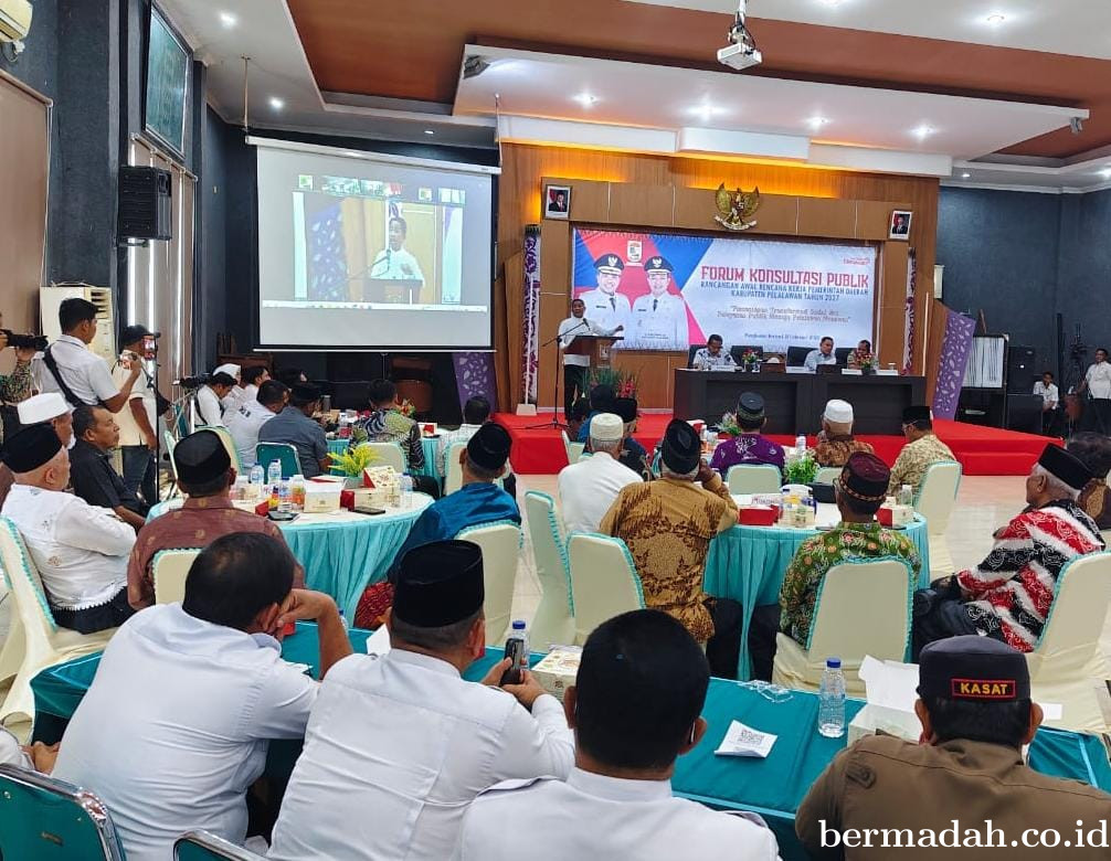 Bupati H Zukri Misran SM MM Resmi Buka RKPD 2027