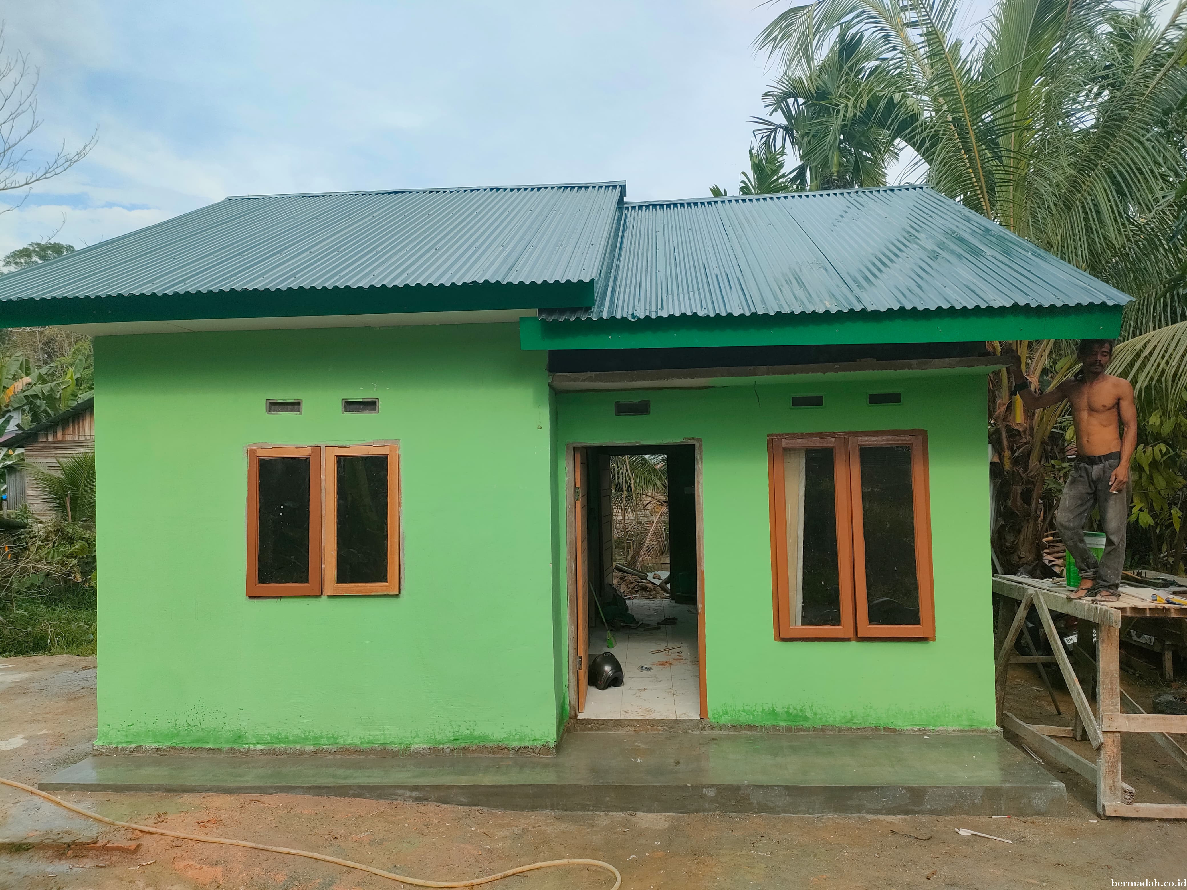 Rumah Ibu Sarianis Jadi Salah Satu Sasaran Peninjauan Tim Wasev TMMD