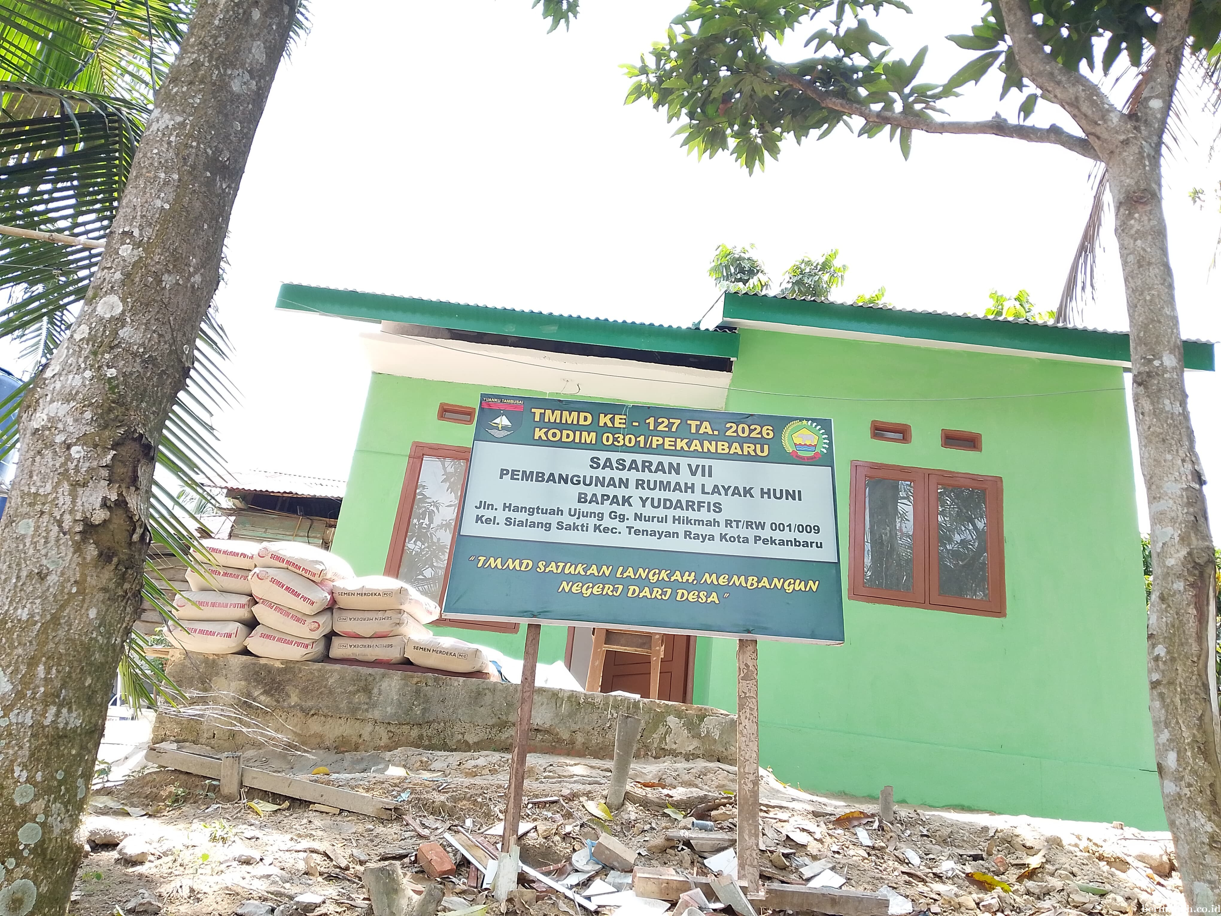 Impian Ibu Anismar Akhirnya Terwujud, Rumah Layak dari TMMD Hampir Rampung