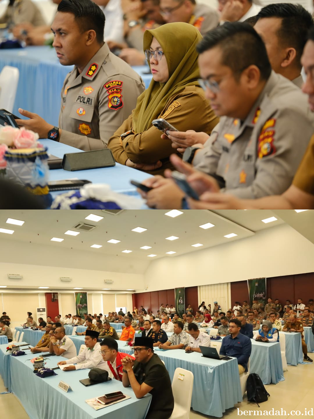 Perkuat Sinergi Pengamanan Idulfitri, Bupati Siak Hadiri Rakor Operasi Lancang Kuning 2026