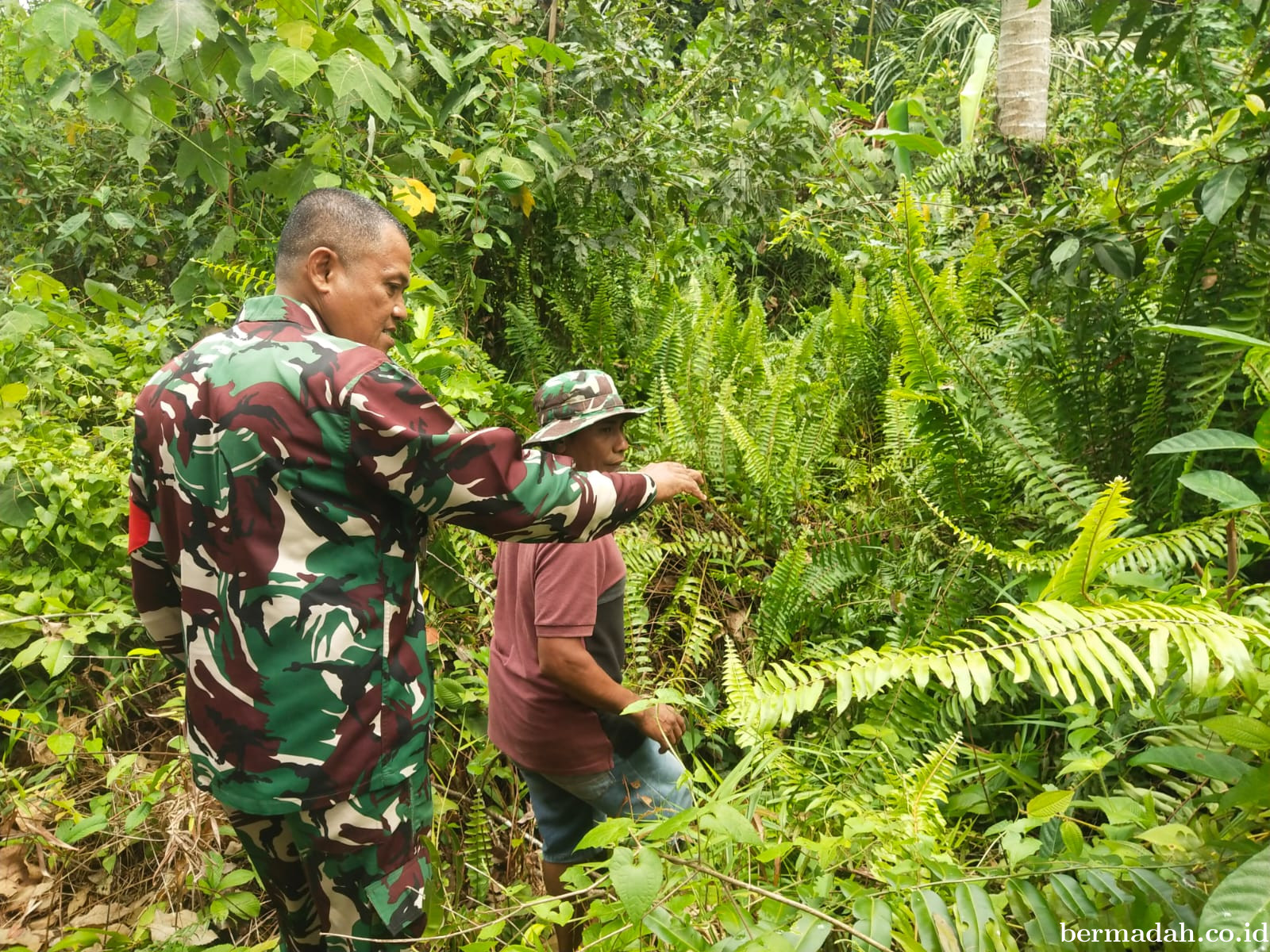 Penanggulangan Karhutla di Wilayah Koramil 02/Sungai Apit Kamis 12 Maret