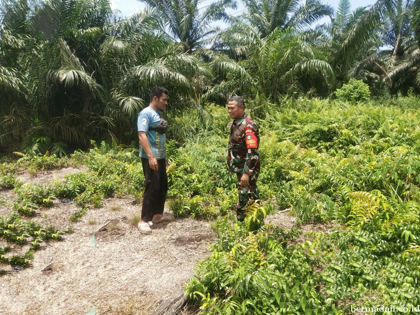 Penanggulangan Karhutla di Wilayah Koramil 02/Sungai Apit Jumat 20 Maret