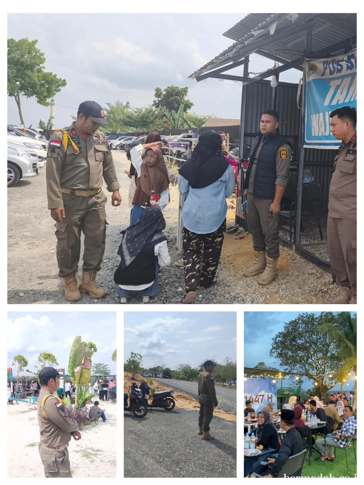 Satpol PP Perketat Pengawasan di Z Park, Ribuan Pengunjung Idulfitri Dijaga Ketat dan Humanis