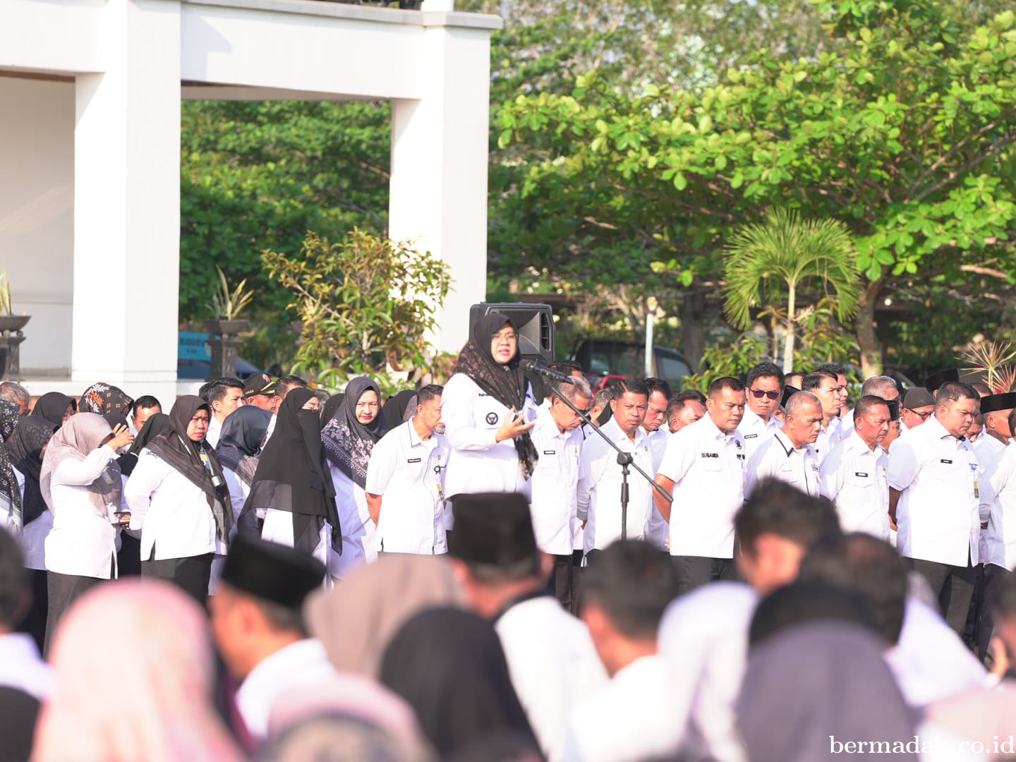 Apel Perdana Pasca Lebaran, Bupati Siak Tekankan ASN Harus Survive Hadapi Tekanan Fiskal