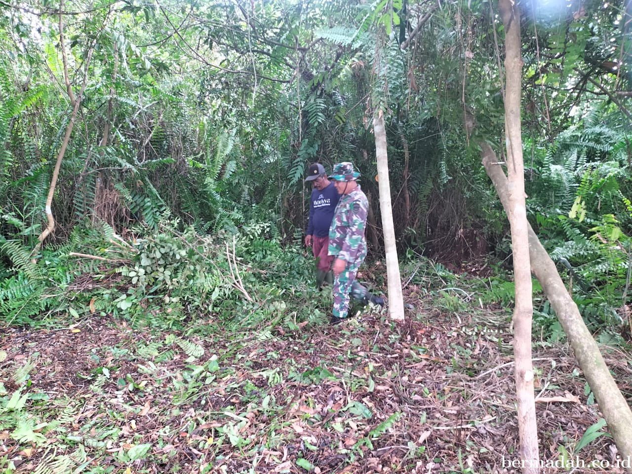 Penanggulangan Karhutla di Wilayah Koramil 02/Sungai Apit, Sabtu 28 Maret