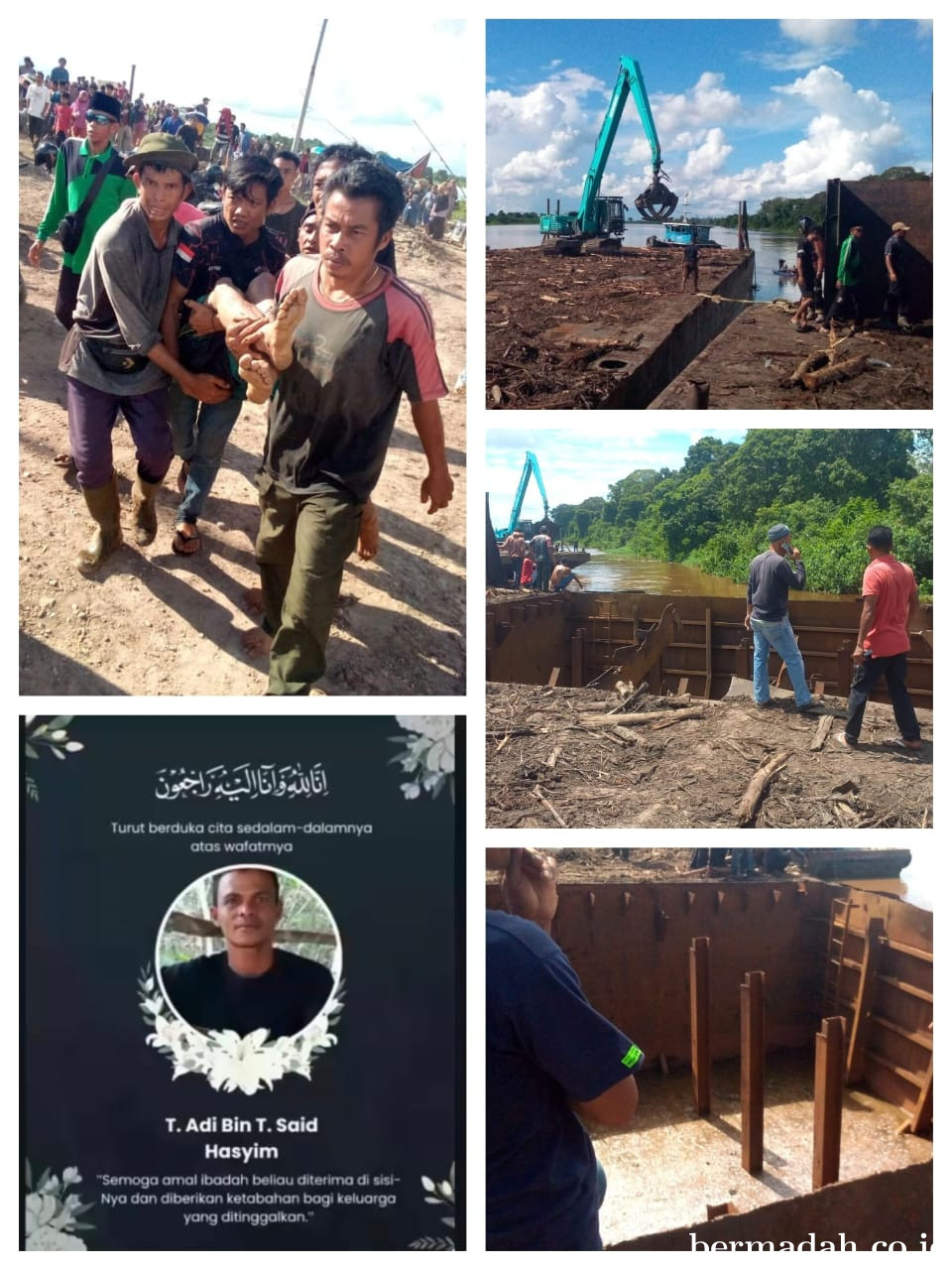 Tragis! Ledakan Saat Mengelas Tongkang di Dermaga PT SAU Teluk Meranti Tewaskan Seorang ABK