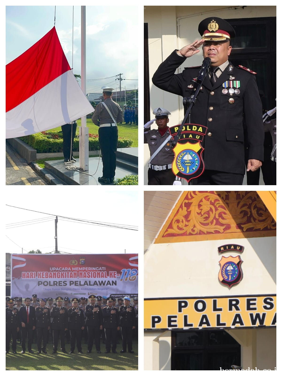 PolresPelalawan Peringati Hari Kebangkitan Nasional ke-118,Teguhkan Semangat Persatuandan Pengabdian