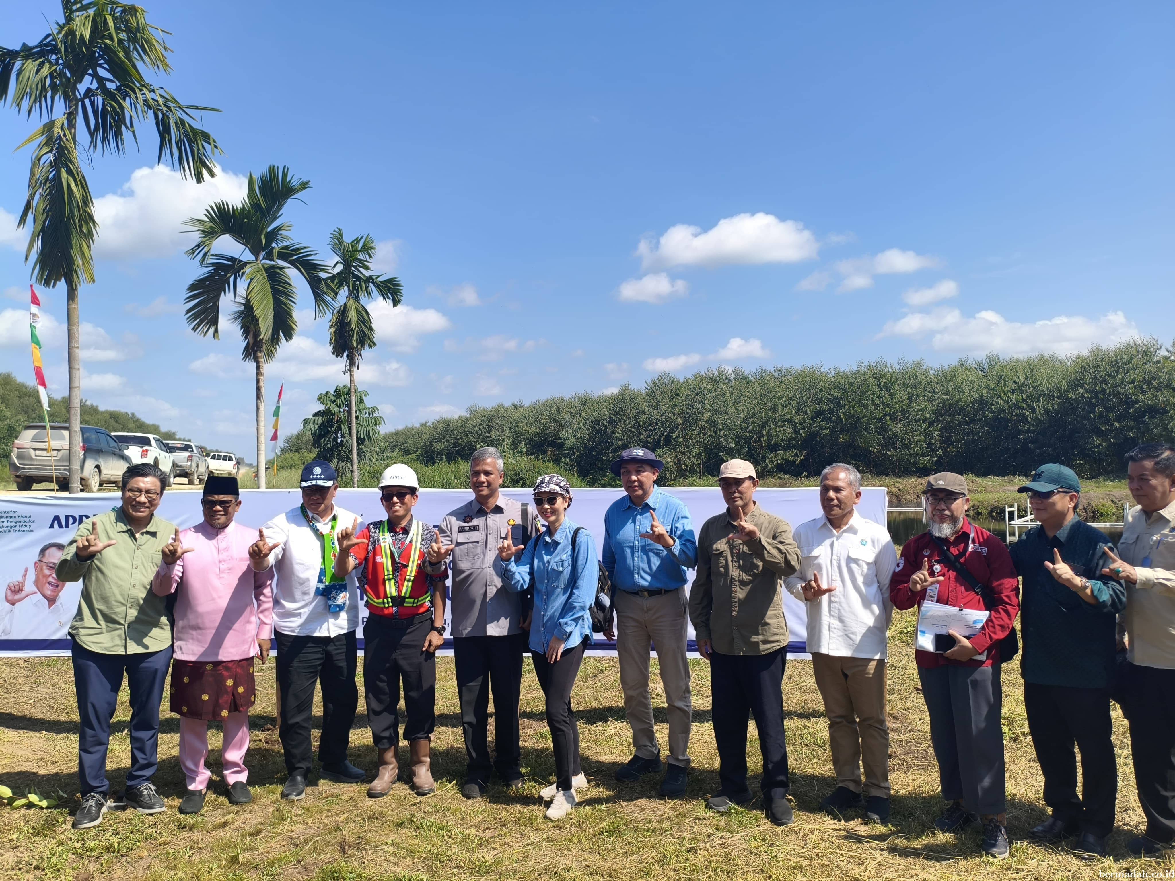 Menteri Lingkungan Hidup Tinjau PT RAPP