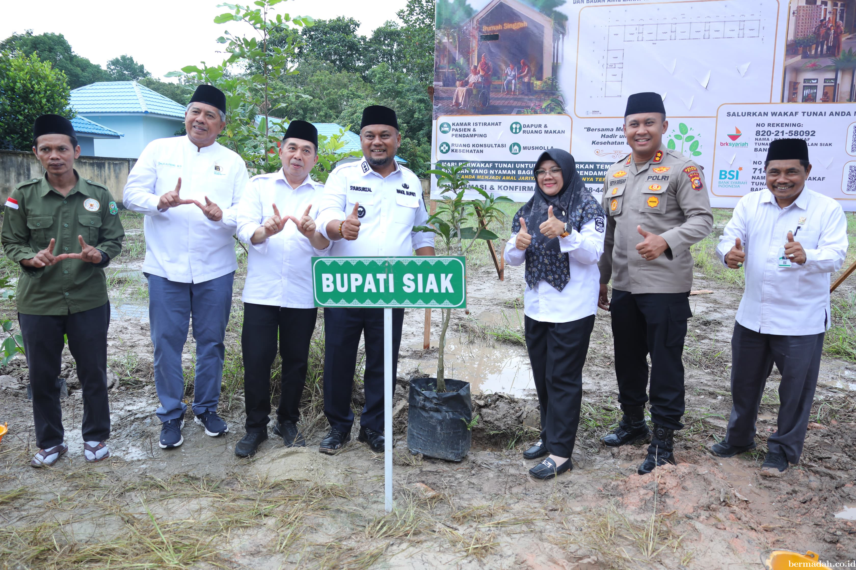 Bantu Pasien Tak Mampu, Rumah Singgah Kesehatan Gratis Mulai Dibangun di Siak