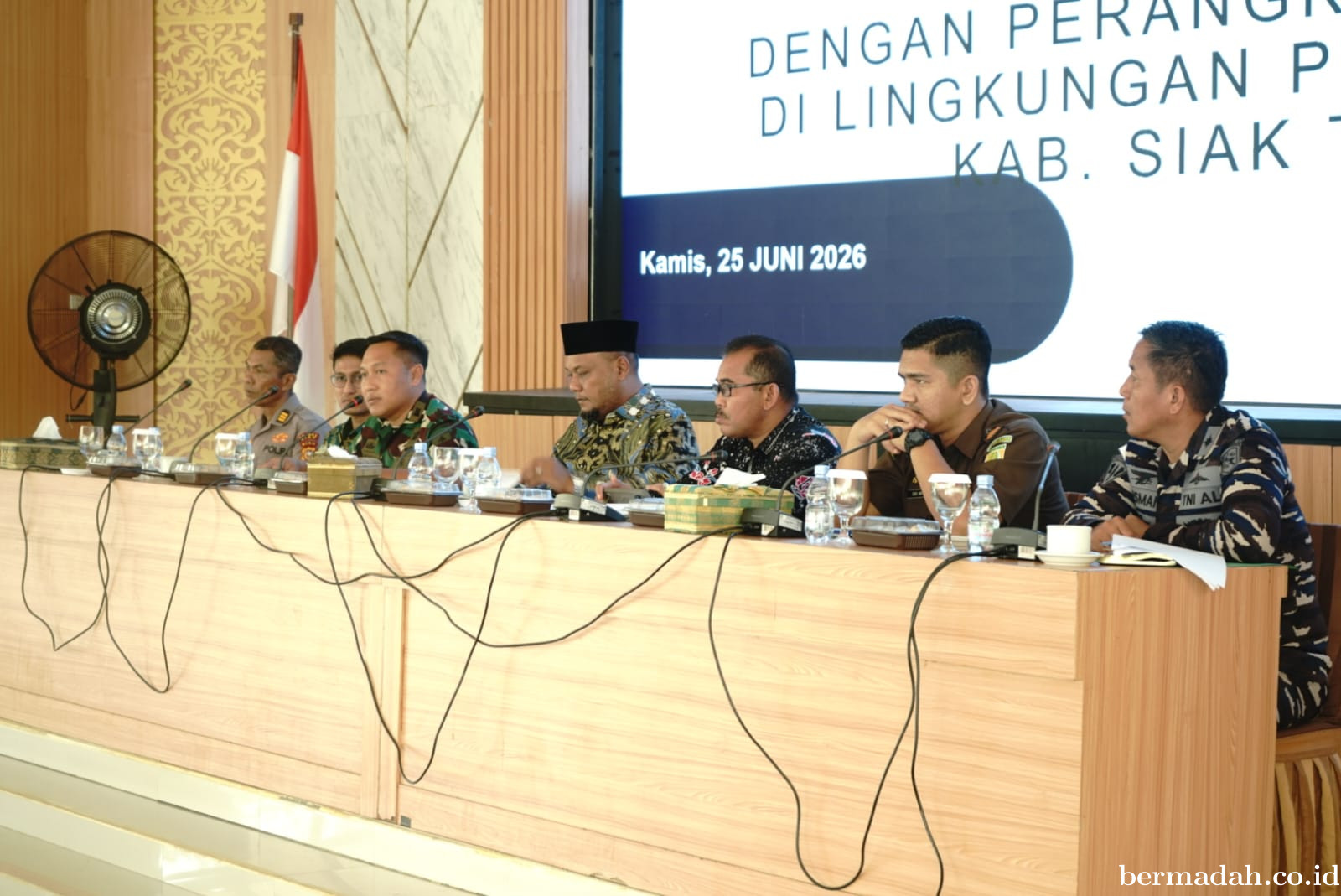 Forkopimda Kabupaten Siak Gelar Rakor SPMB dan Kesiapsiagaan Karhutla