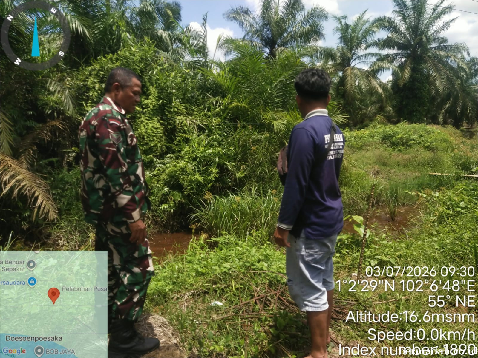 Penanggulangan Karhutla di Wilayah Koramil 02/Sungai Apit Jumat 3 Juli