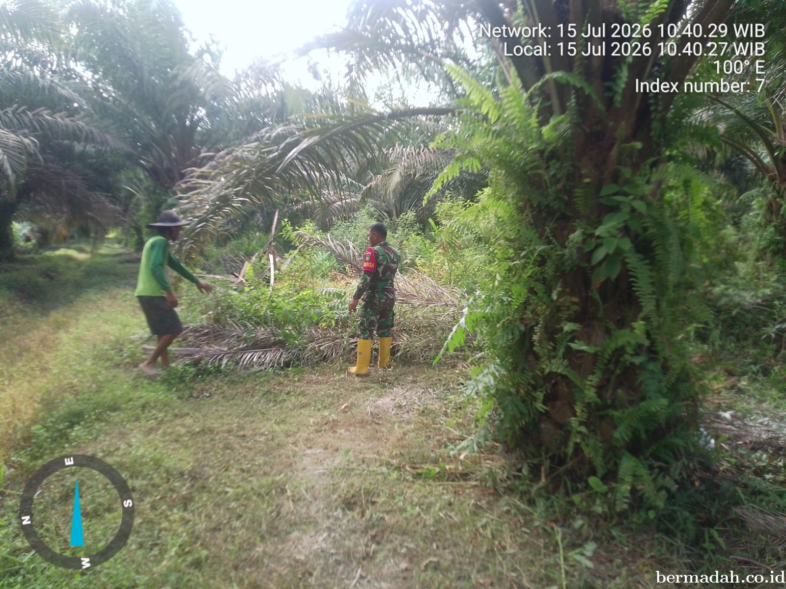 Penanggulangan Karhutla di Wilayah Koramil 02/Sungai Apit, Rabu15 Juli