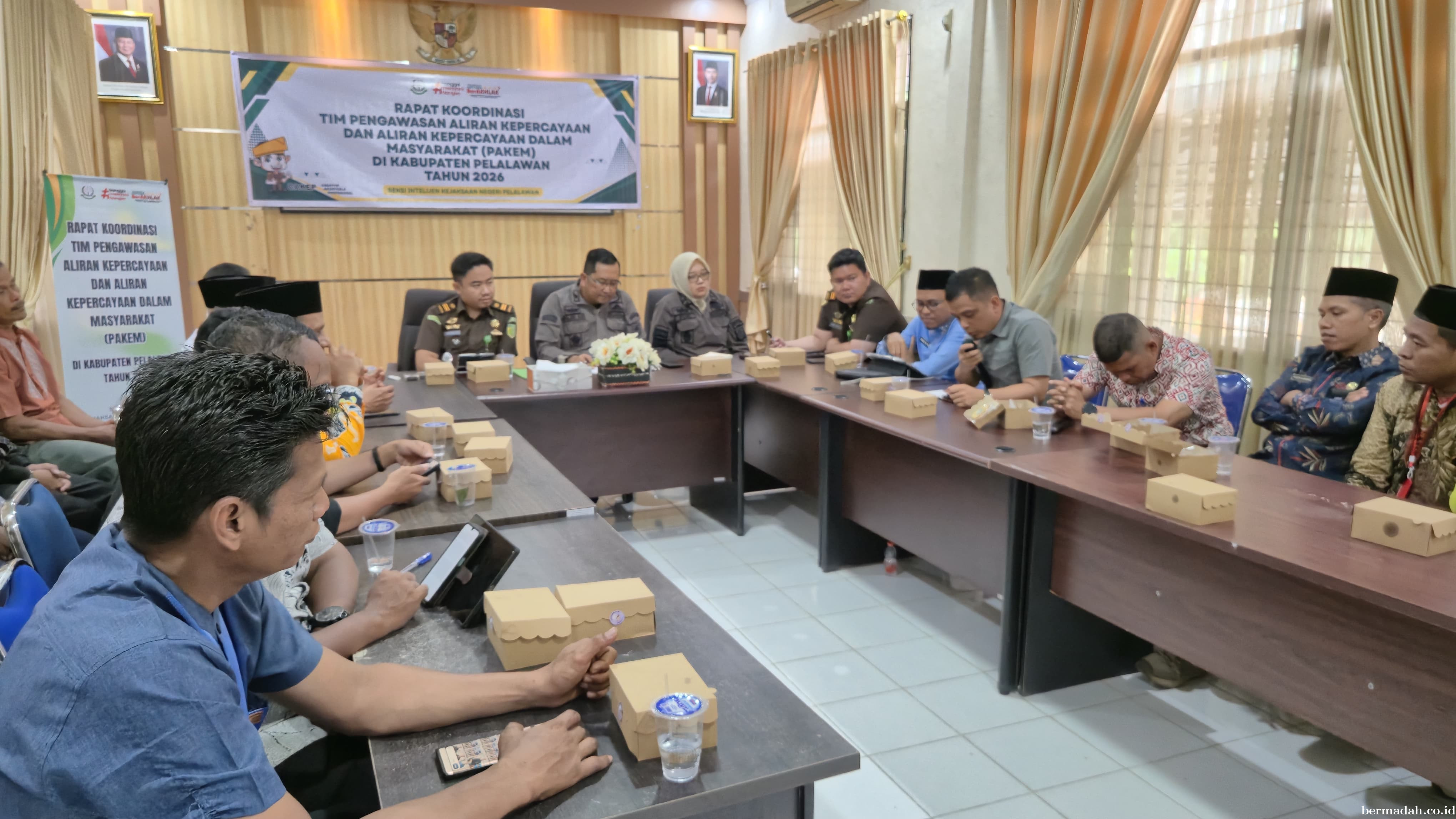 Kejari Pelalawan Perkuat Sinergi PAKEM, Jaga Kerukunan dan Kondusivitas Daerah