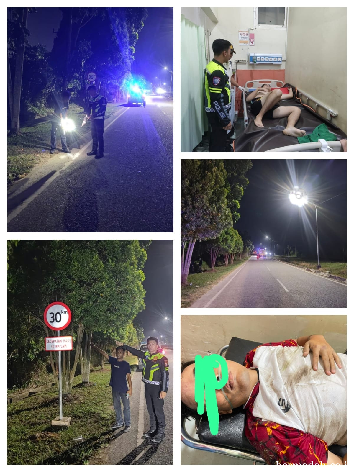 Pejalan Kaki yang Sedang Berolahraga Tewas Ditabrak Pick Up di Jalan Perkantoran Bupati Pelalawan