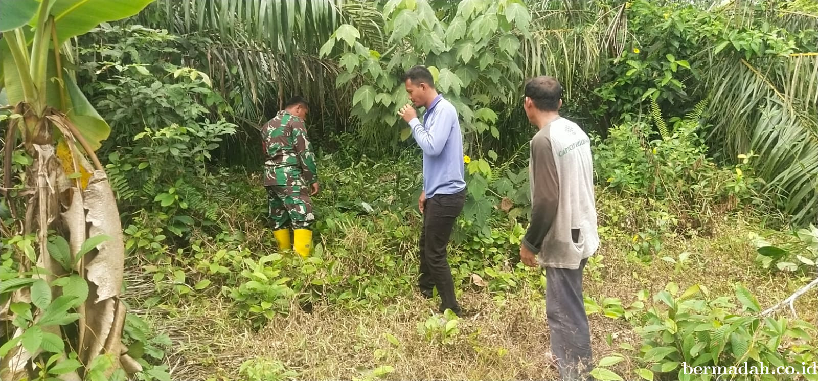 Penanggulangan Karhutla di Wilayah Koramil 02/Sungai Apit, Rabu 22 Juli