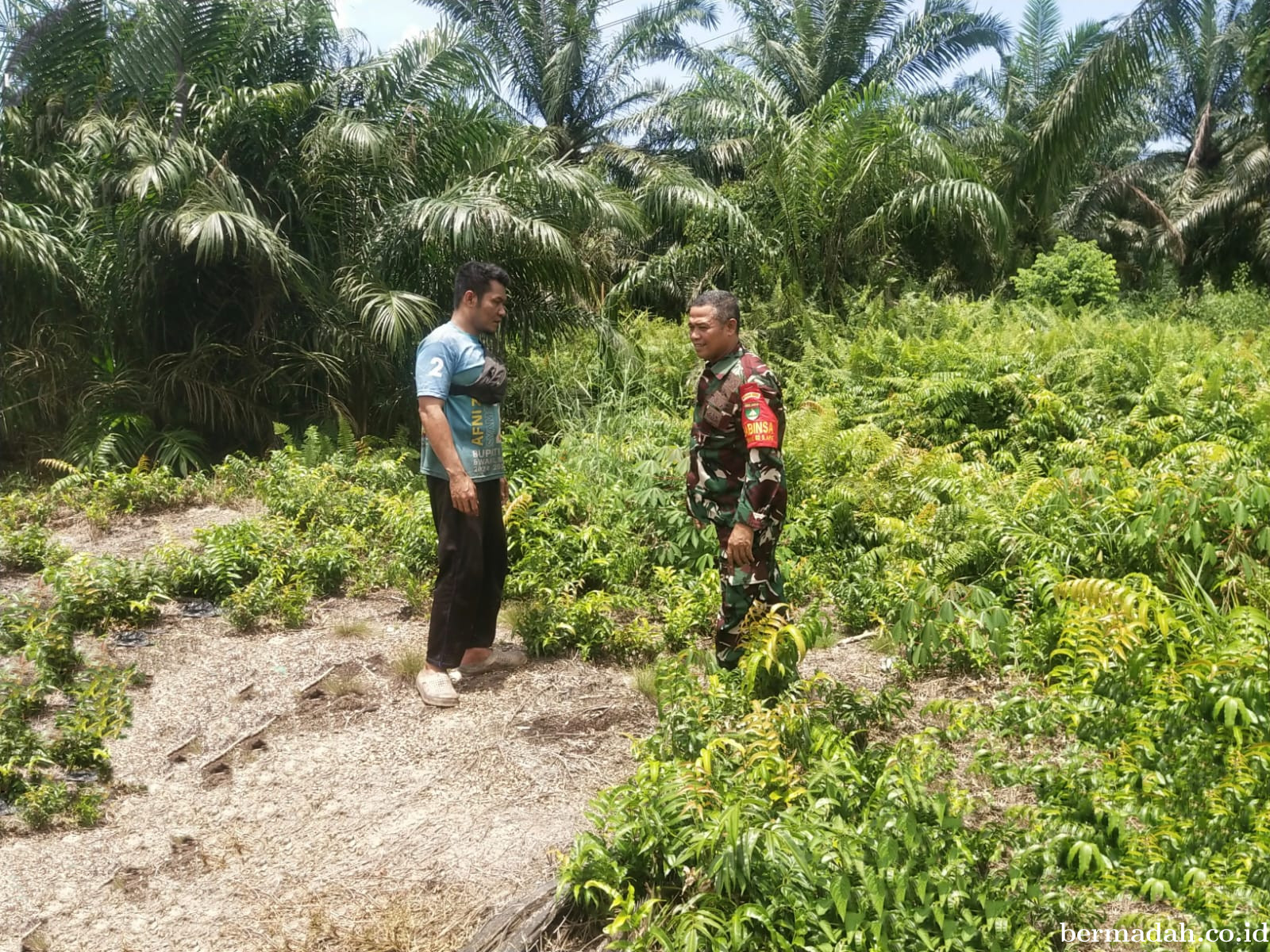 Penanggulangan Karhutla di Wilayah Koramil 02/Sungai Apit Rabu tanggal 19 Agustus