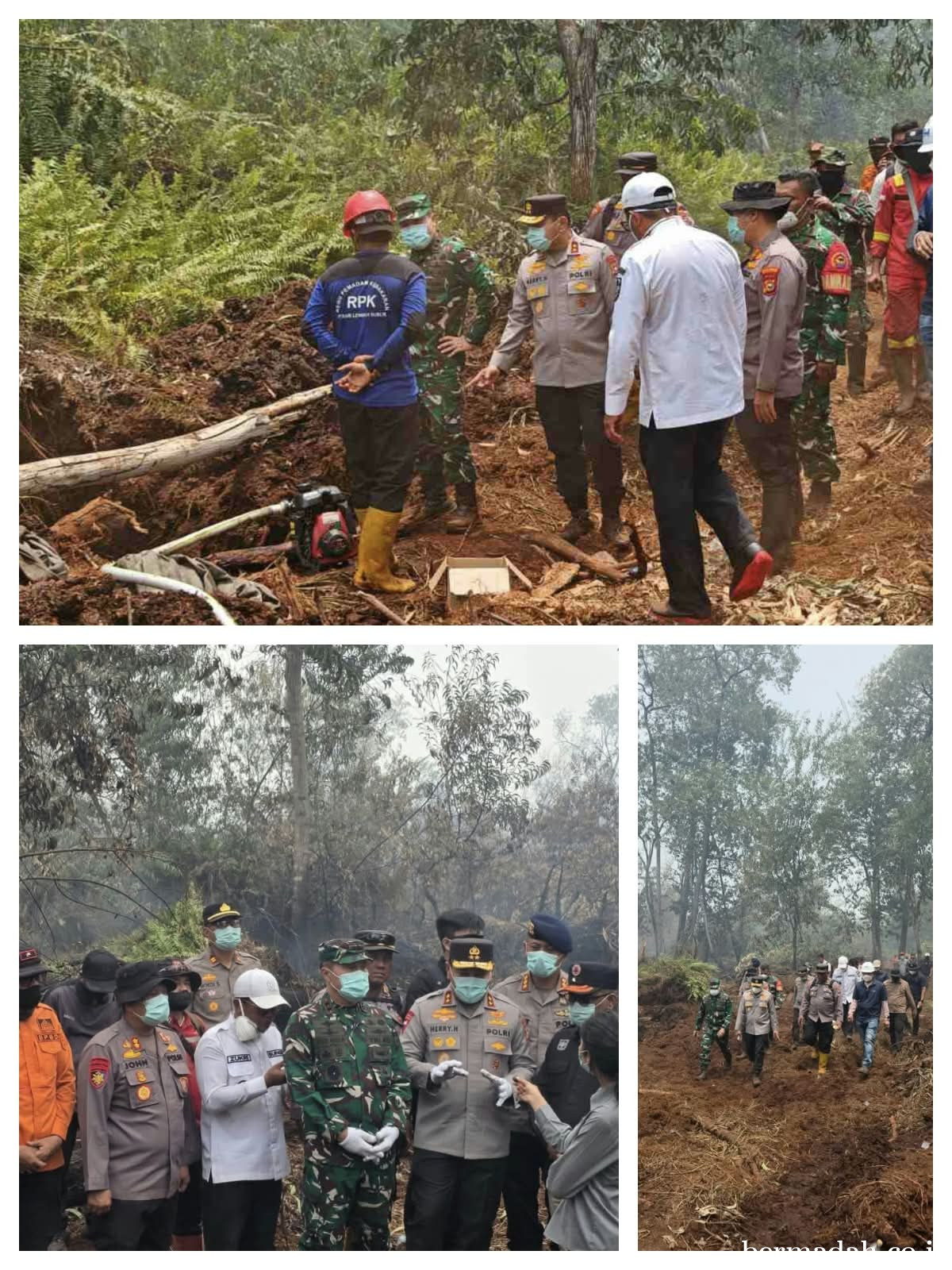 PT SLS Turun Tangan Padamkan Karhutla Kerumutan