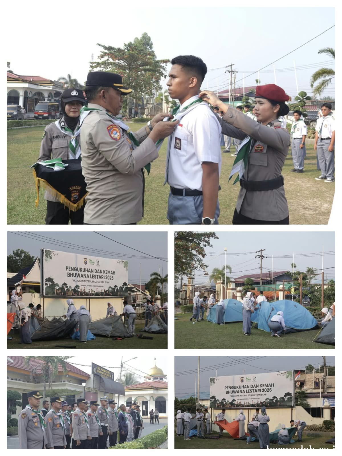 Polres Pelalawan Kukuhkan Bhuwana Lestari 2026