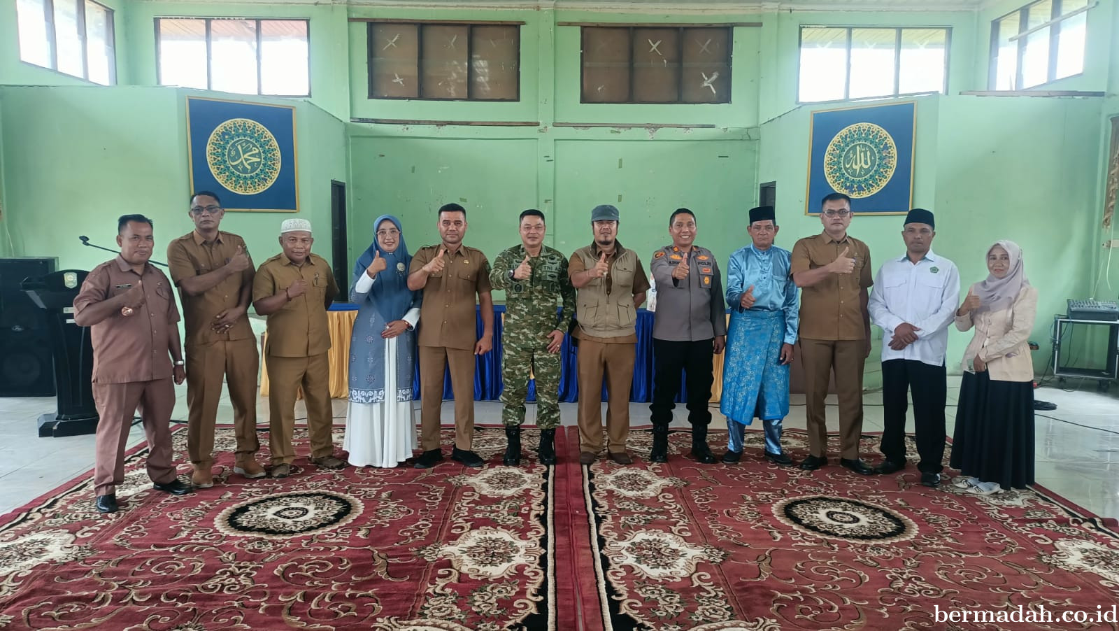 Kegiatan Lepas Sambut Camat Pusako dan Sekretaris Camat