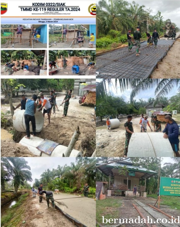 UPDATE PROGRAM UNGGULAN KASAD DI HARI KE-12 TMMD KE-119 KODIM 0322/SIAK