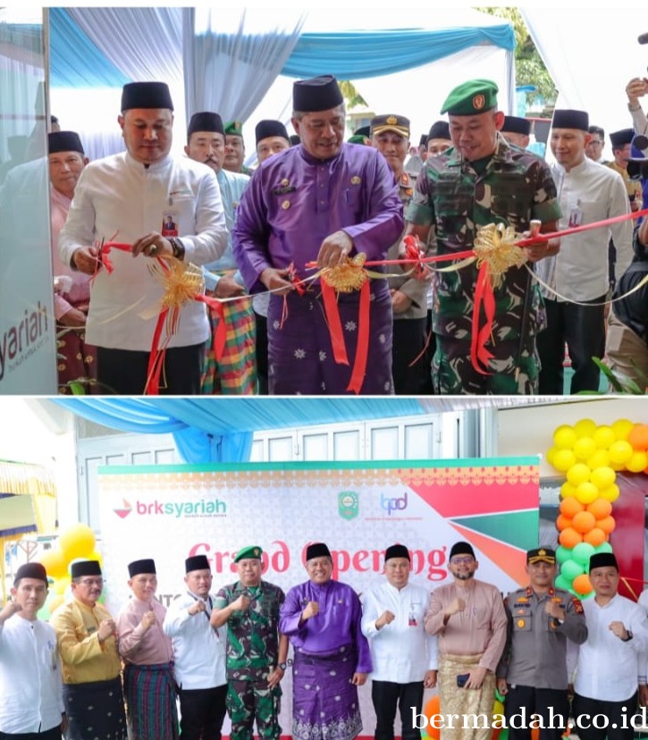 Tanda Ekonomi Masyarakat Meningkat, BRK Syariah Siak Hadir di Kampung Belutu Kecamatan Kandis