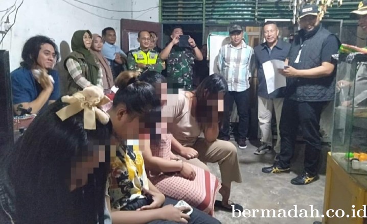 Camat Kulim Razia Gabungan Warung Remang-Remang