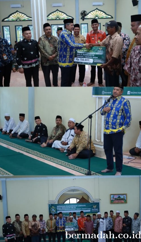 Bupati Siak Alfedri Ajak Masyarakat Tingkatkan Ketakwaan melalui Gemar Berzakat