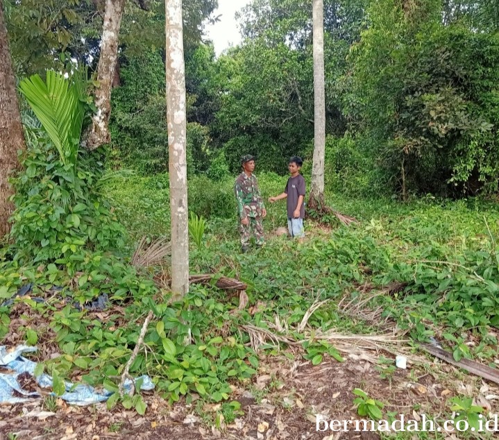Penanggulangan Karhutla di Wilayah Koramil 02/Sungai Apit, Rabu 10 April
