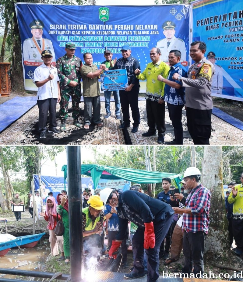 Dukung Nelayan Tradisional, Pemkab Siak Bangun Dermaga di Kampung Tualang