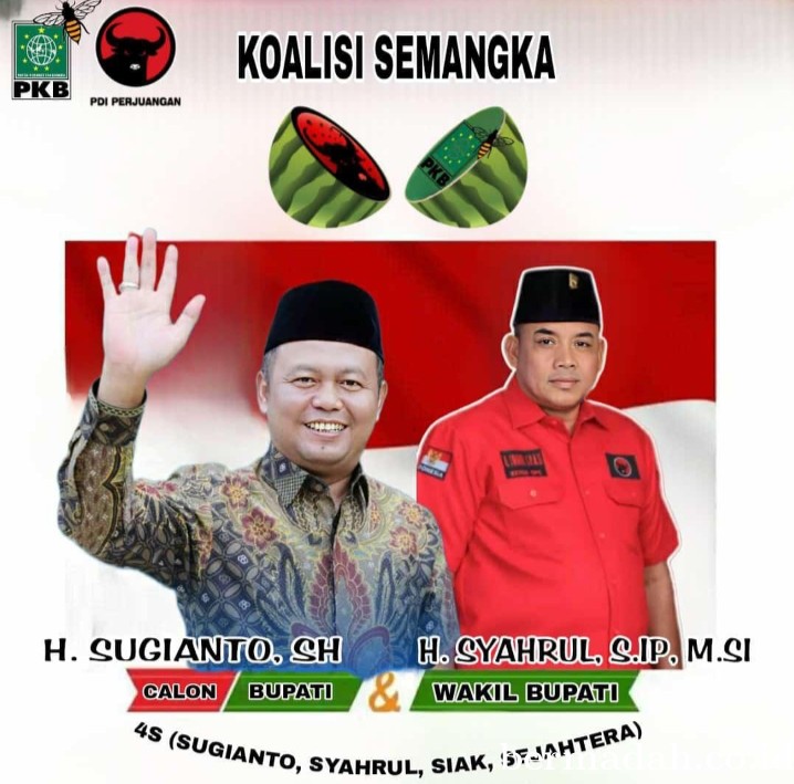 Sugianto-Syahrul Kuda Hitam Pilkada Siak, Siap Jadi Penantang Petahana di Pilkada Siak 2024