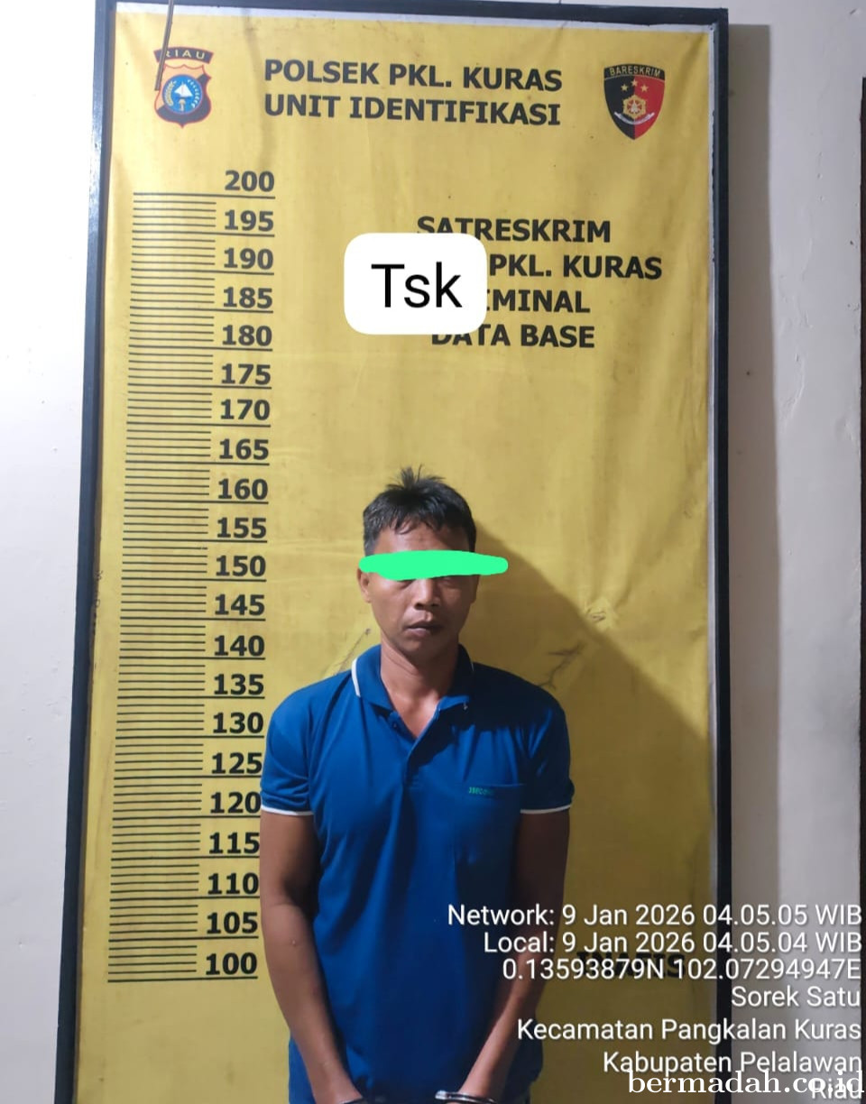 Ayah Tiri Diamankan Polisi, Kasus Persetubuhan Anak Gegerkan Pangkalan Kuras