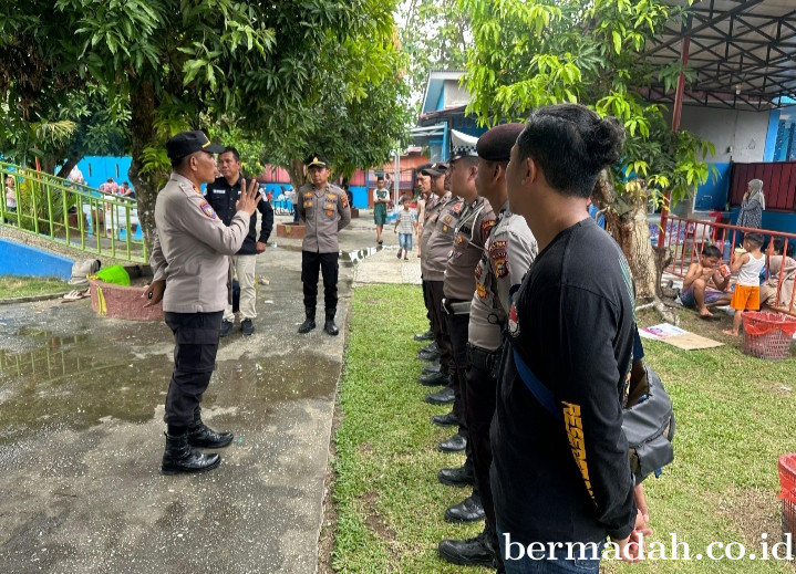 Hari Kedua Idulfitri, Polres Pelalawan Perketat Pengamanan di Tarina Boom, Wisata Aman dan Kondusif