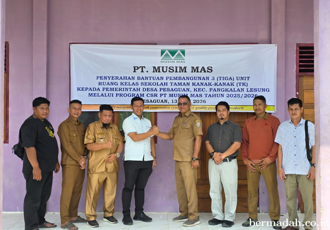 PT Musim Mas Bangun 3 Ruang Kelas TK, Wujud Nyata Peduli Pendidikan
